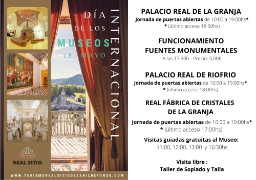 PALACIO REAL DE LA GRANJA Y RIOFRIO Jornada de puertas abiertas