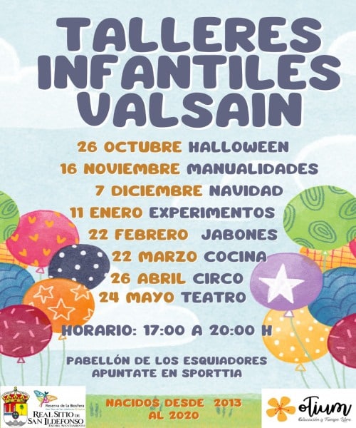 TALLERES INFANTILES VALSAIN