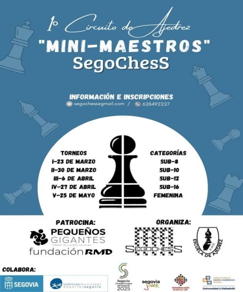 Cartel Circuito Mini Maestros SegochesS