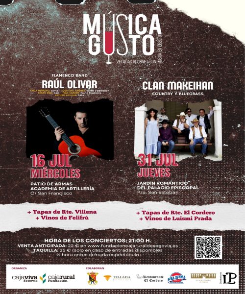 CARTEL MUSICA CON GUSTO 2025 (320 x 450 mm)